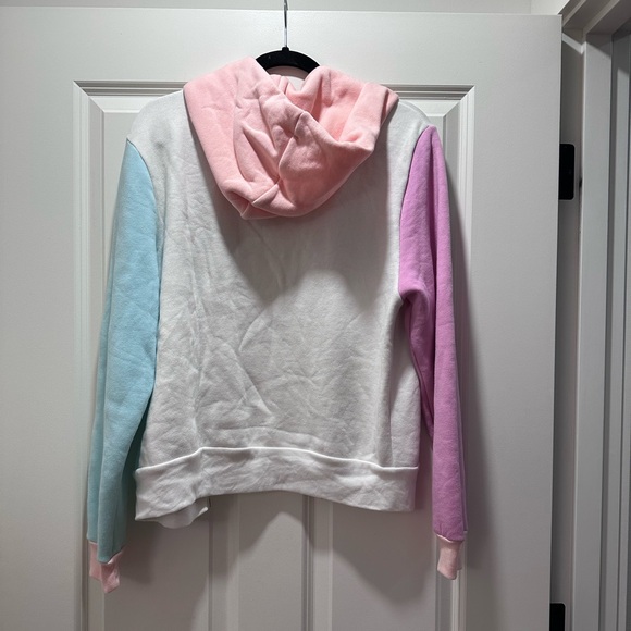 Wildfox Nah Colorblock Zip Up Sweatshirt, Women’s M - Picture 6 of 7